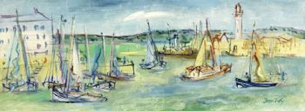 Port de Honfleur by Jean Dufy