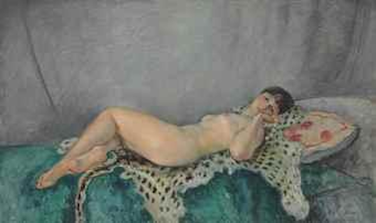 Nu à la peau de léopard, Le Cannet by Henri Lebasque