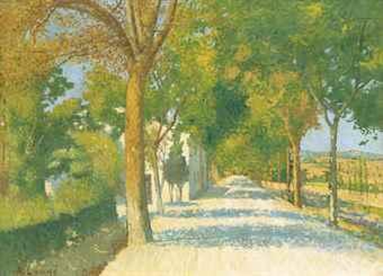 Route ombragée by Achille Laugé