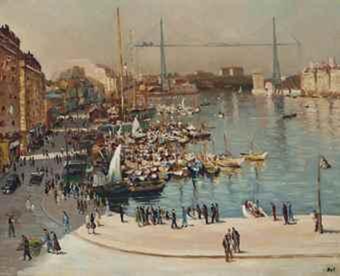 Marseille le Vieux Port by Marcel Dyf
