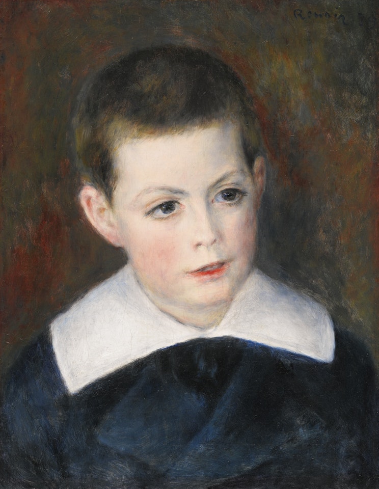 PORTRAIT D'ANDRÉ BÉRARD ENFANT by Pierre-Auguste Renoir