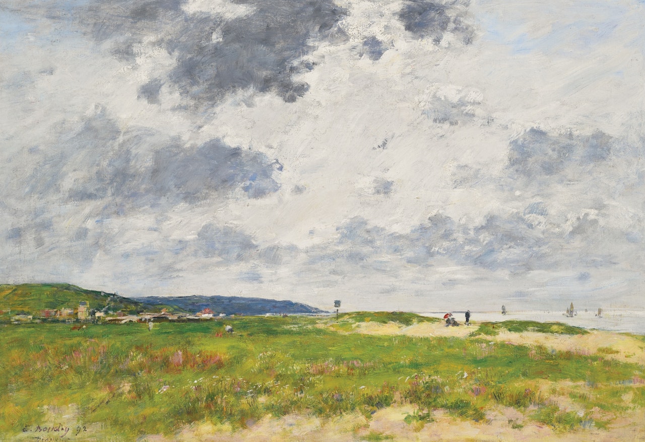 DEAUVILLE, LA DUNE by Eugène Boudin