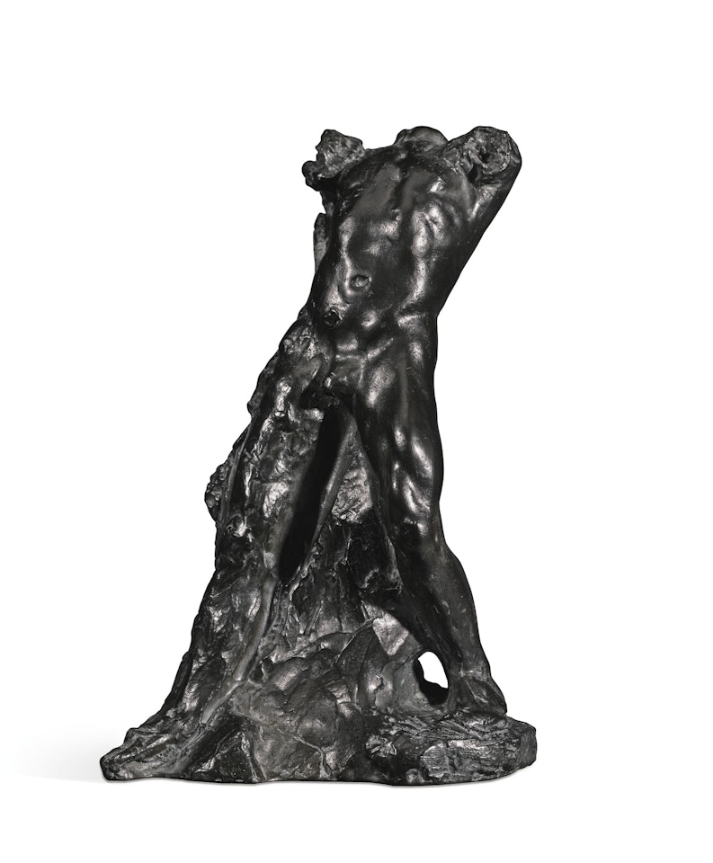 HOMME QUI TOMBE, �TUDE SANS T�TE by Auguste Rodin