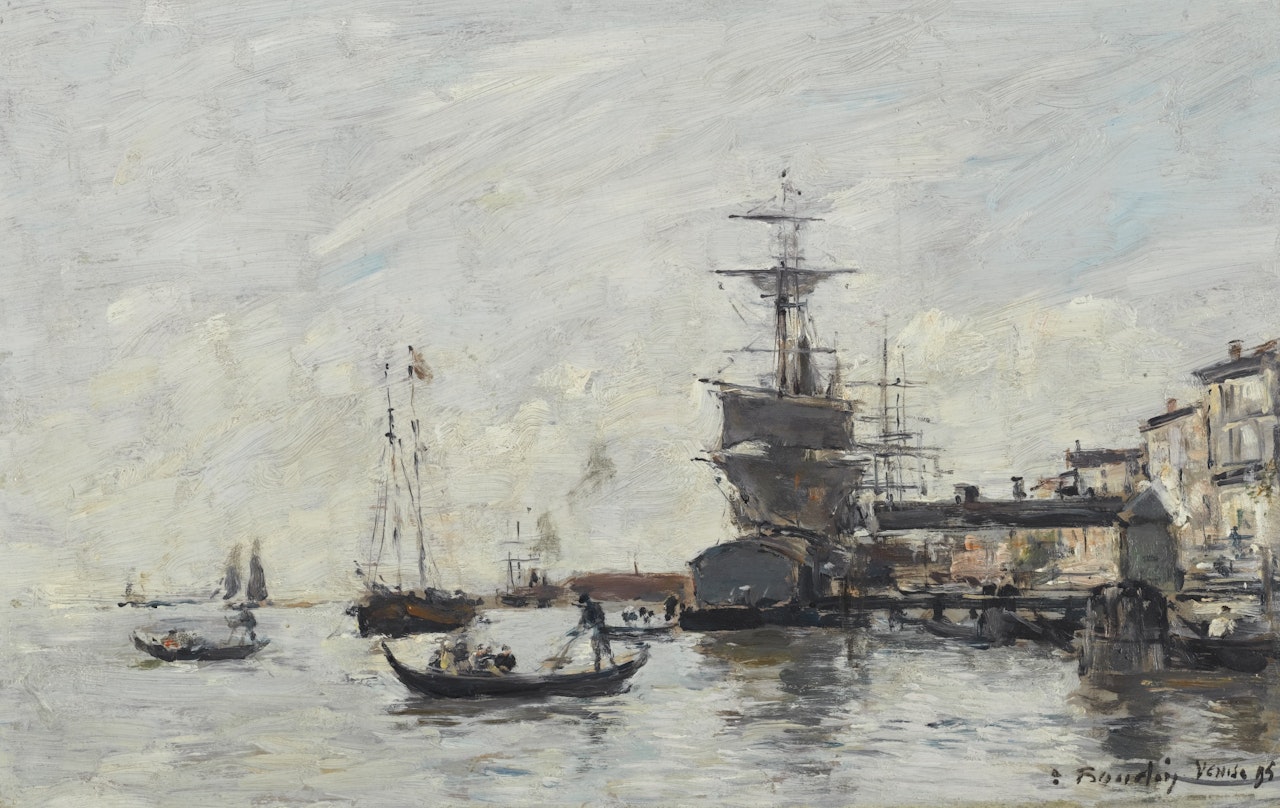 VUE DE VENISE by Eugène Boudin