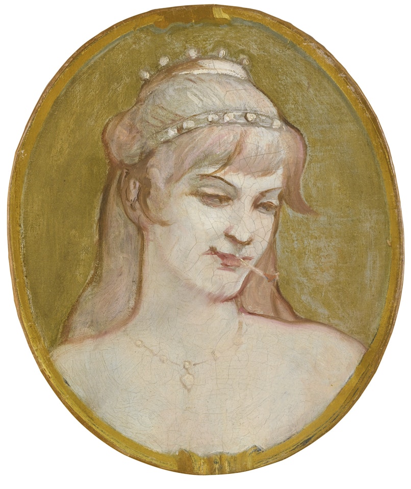 T�TE DE FILLE by Henri de Toulouse-Lautrec
