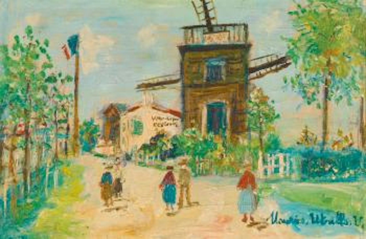 Moulin De Sannois by Maurice Utrillo