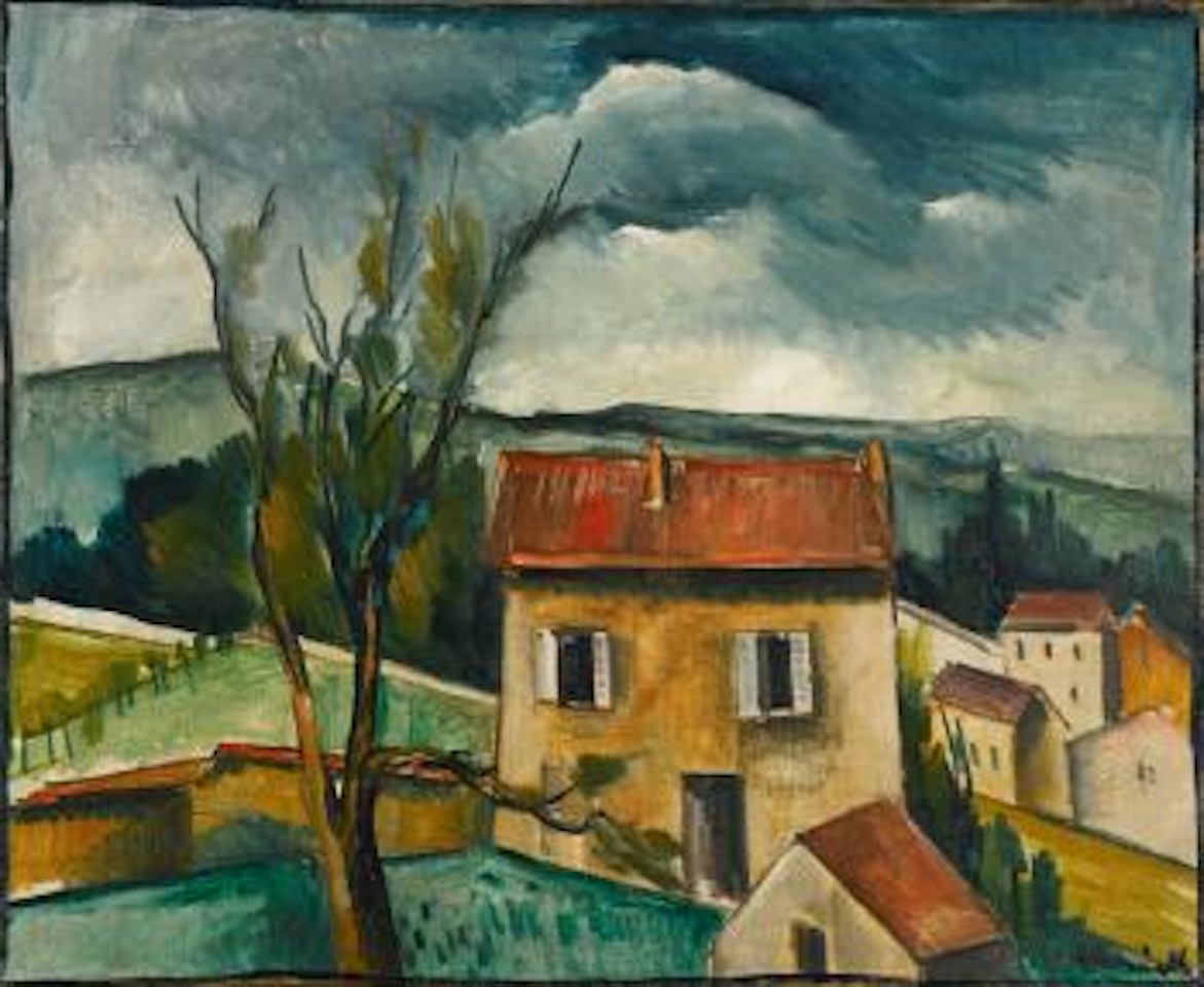 Paysage Aux Toits Rouges by Maurice de Vlaminck