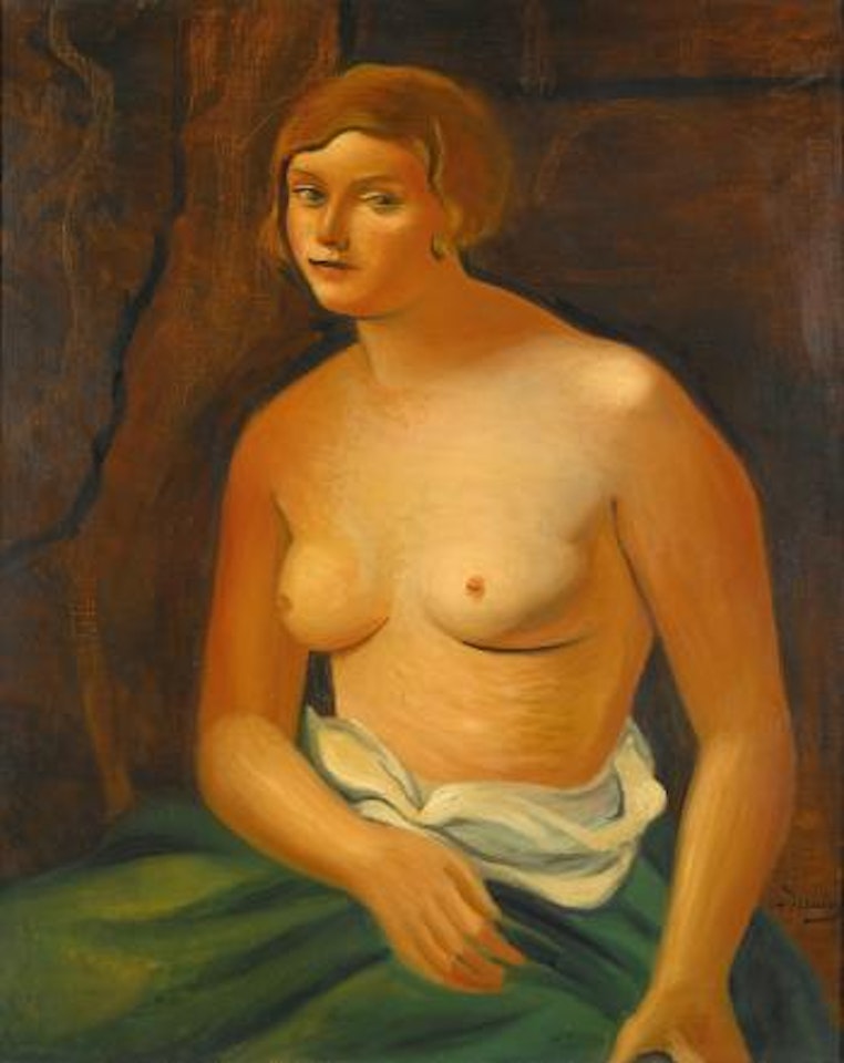 Nu À La Draperie Verte by Andre Derain