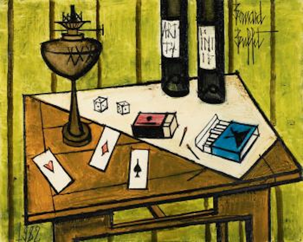 Nature Morte Aux Trois As by Bernard Buffet