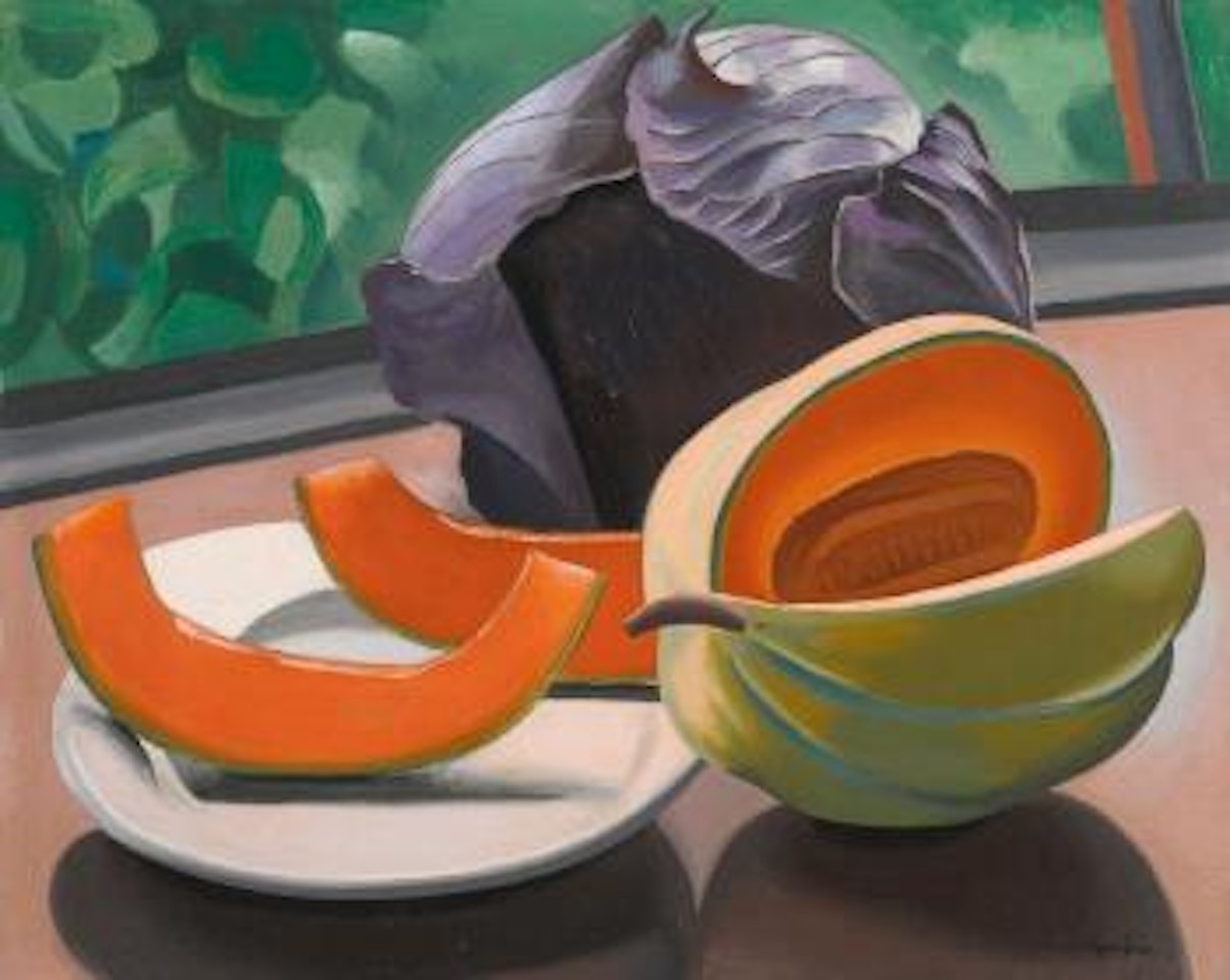 Nature Morte Au Melon by Auguste Herbin