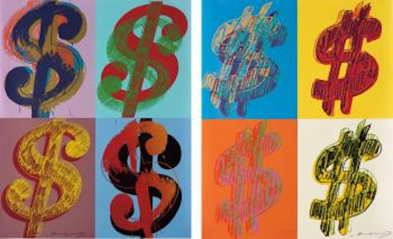 $ (Quadrant) by Andy Warhol