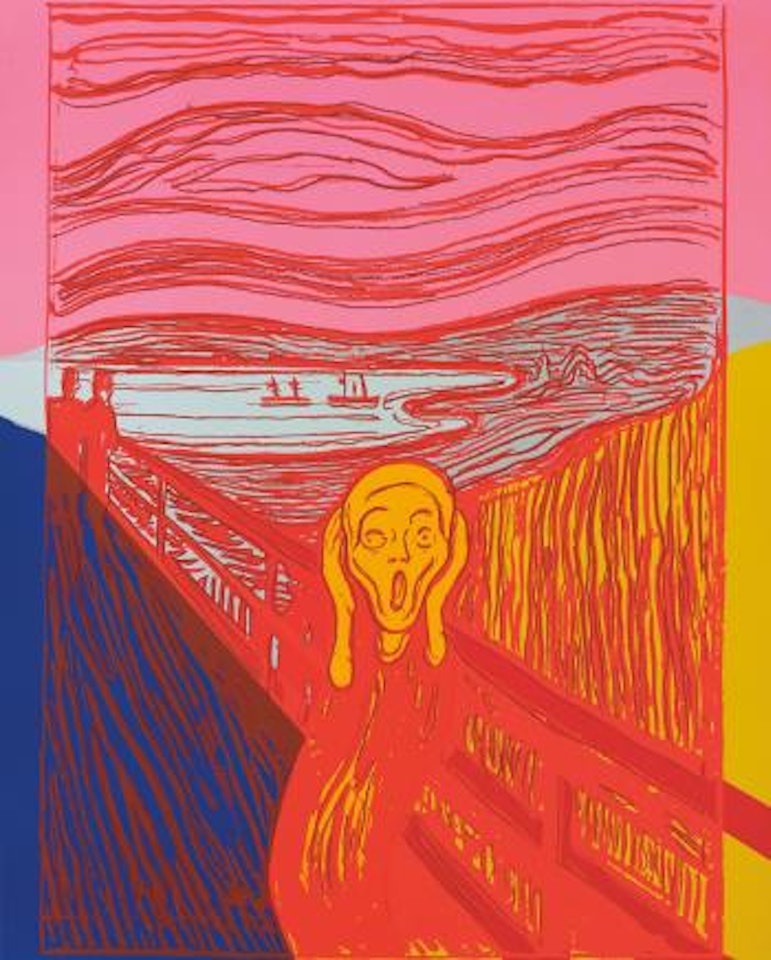 The Scream (after Munch) by Andy Warhol