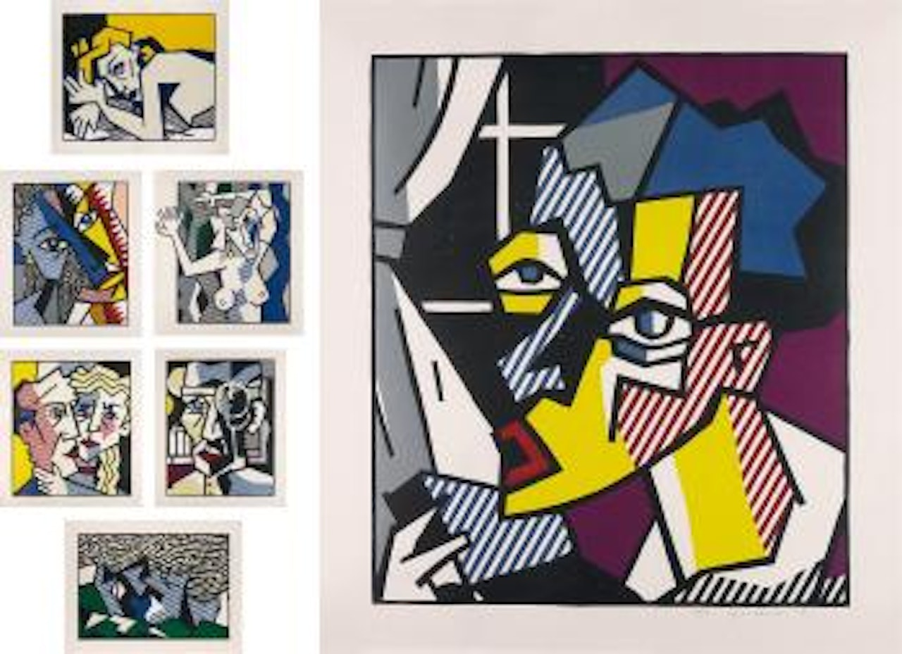 Expressionist Woodcut Series by Roy Lichtenstein