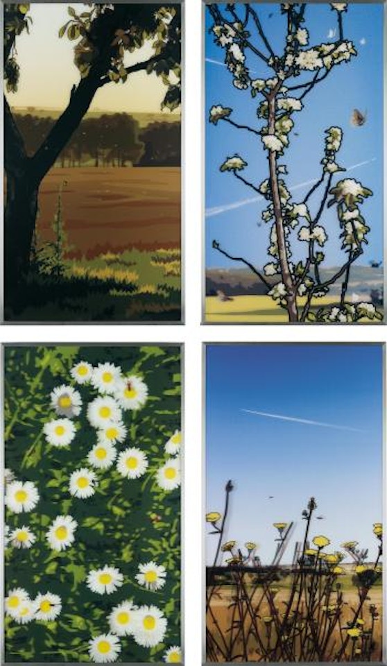 French Landscapes by Julian Opie