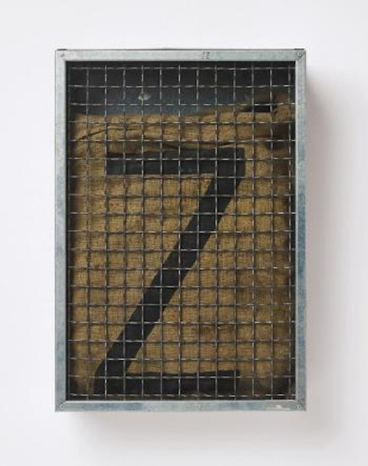 Untitled (Sack with Z) by Jannis Kounellis