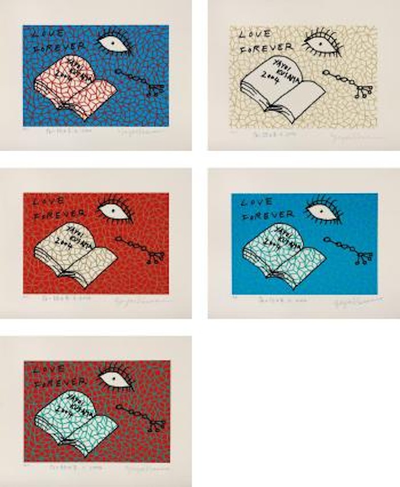 Book to Read at Night A-E by Yayoi Kusama