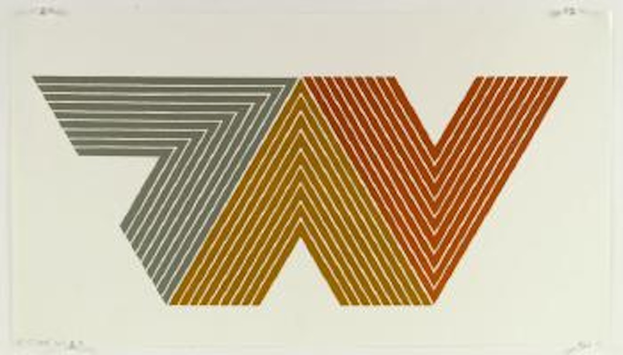 Green & Red VS by Frank Stella