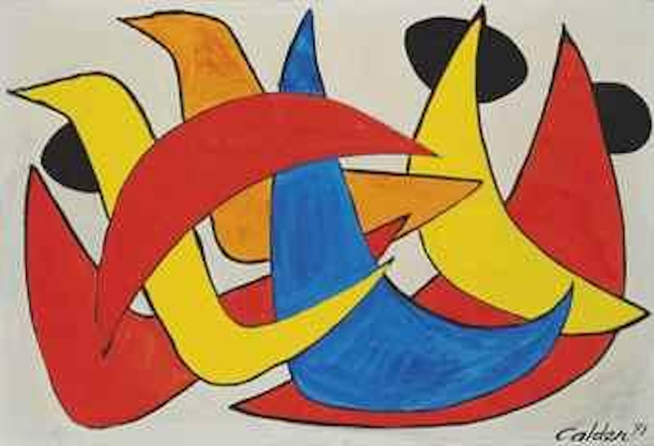 Ducks and seals by Alexander Calder