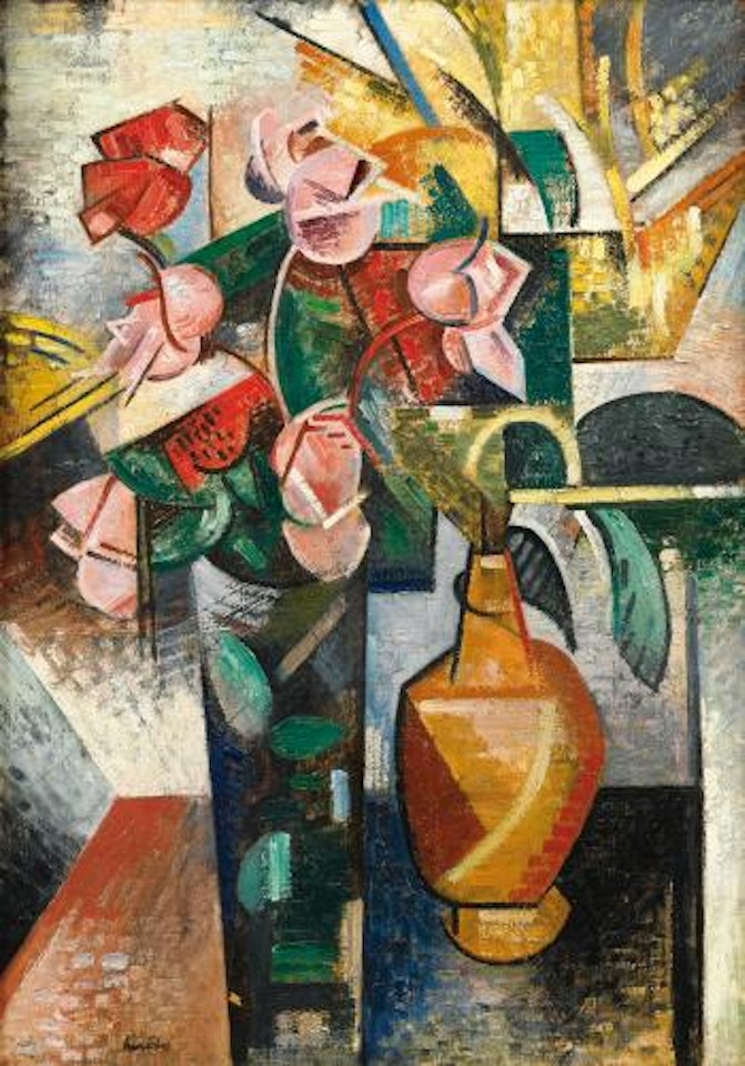 Vase de fleurs by Auguste Herbin