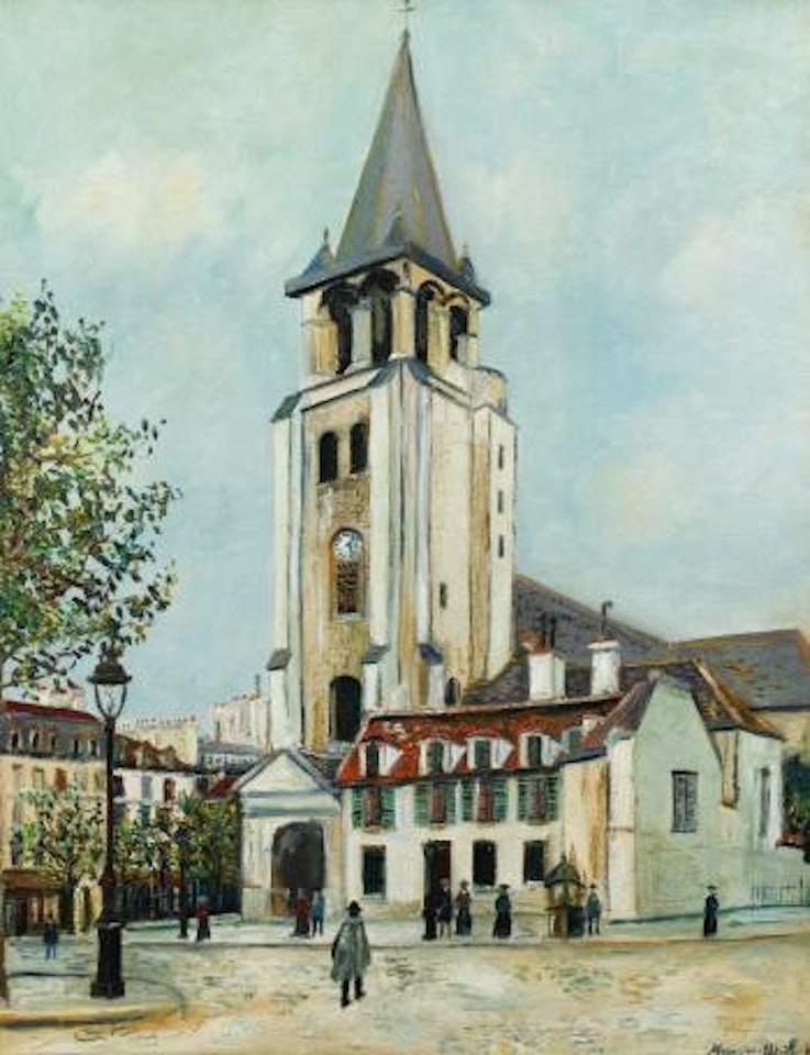 Église Saint-Germain-des-Prés, Paris by Maurice Utrillo