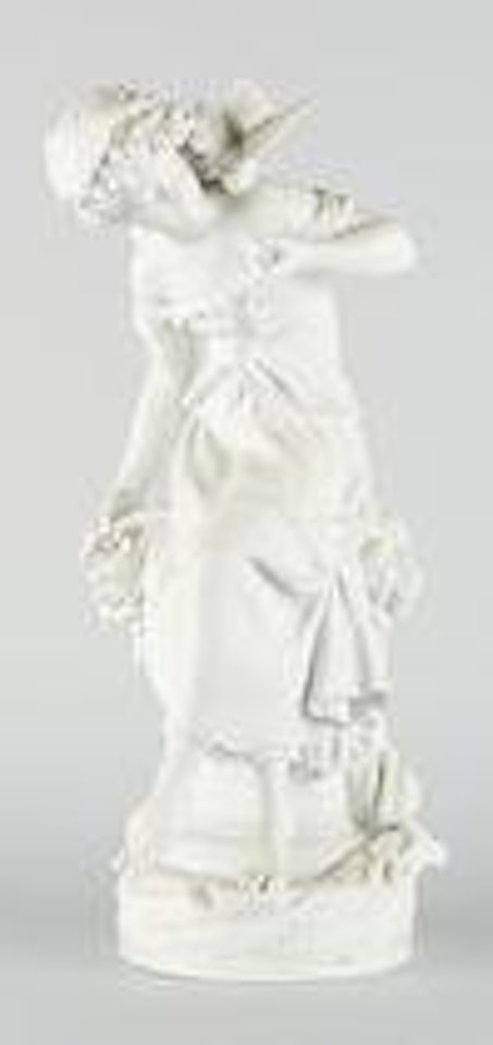 Jeune femme à la colombe by Mathurin Moreau