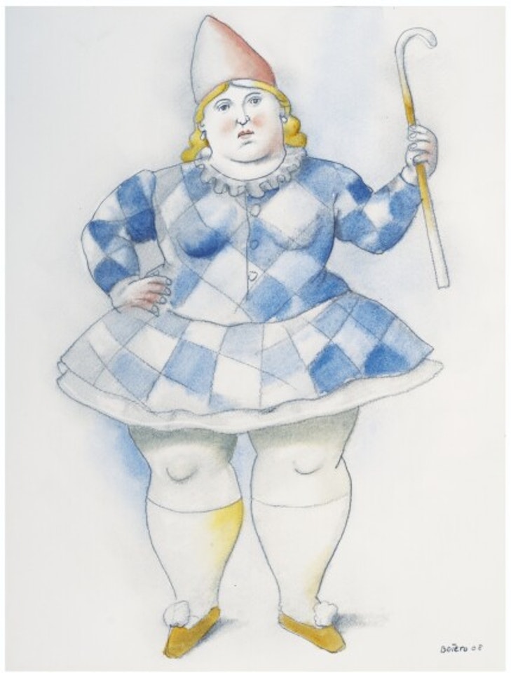 CIRCUS GIRL by Fernando Botero