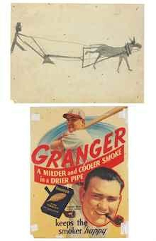 Man with a Plow by Bill Traylor