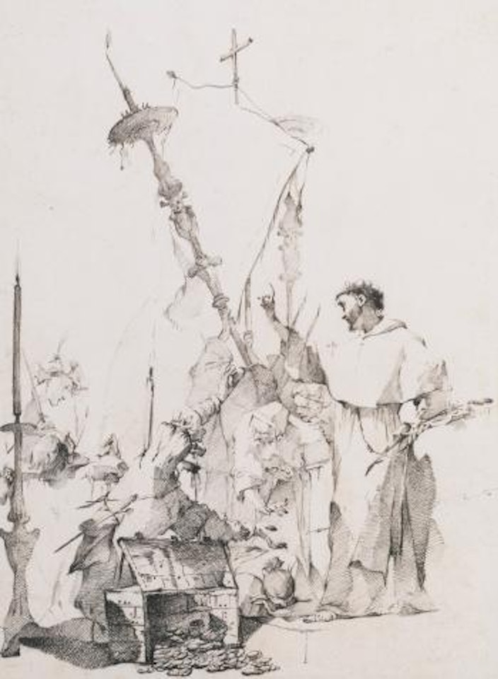 St. Anthony of Padua and the Discovery of the Miser's Heart by Giovanni Battista Tiepolo