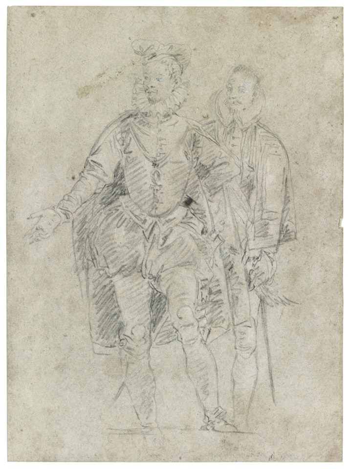 KING HENRY III OF FRANCE AND AN ATTENDANT by Giovanni Battista Tiepolo