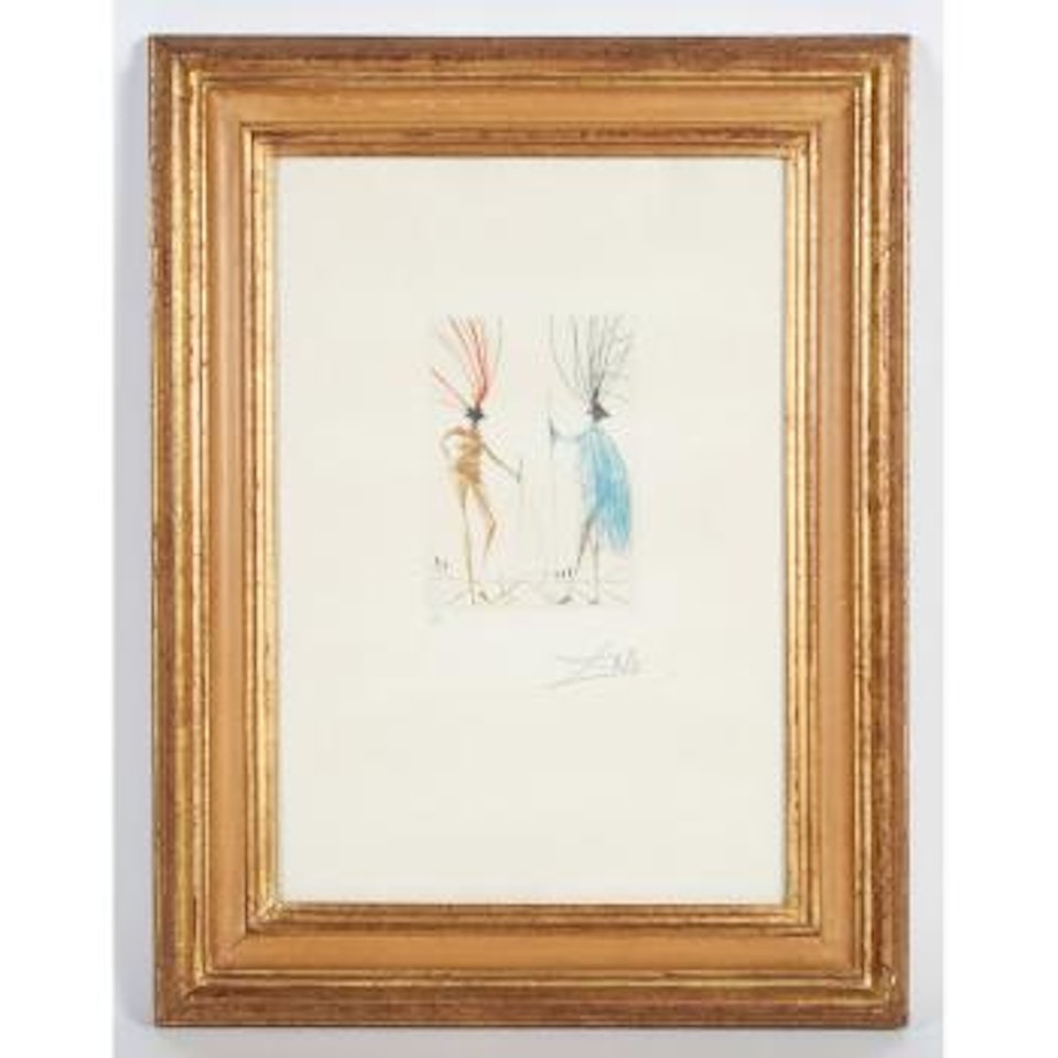The two Gentlemen of Verona (F. 71-1K) by Salvador Dali