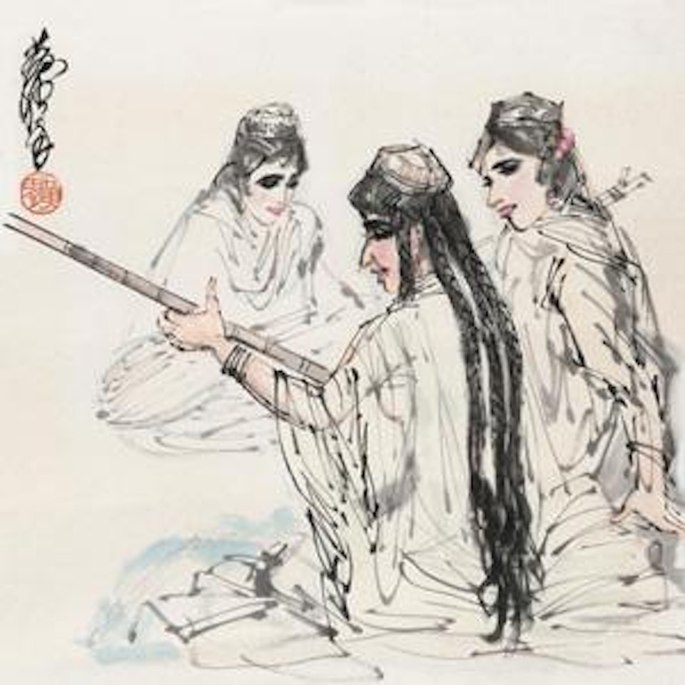 Playing An Instruwent by Huang Zhou