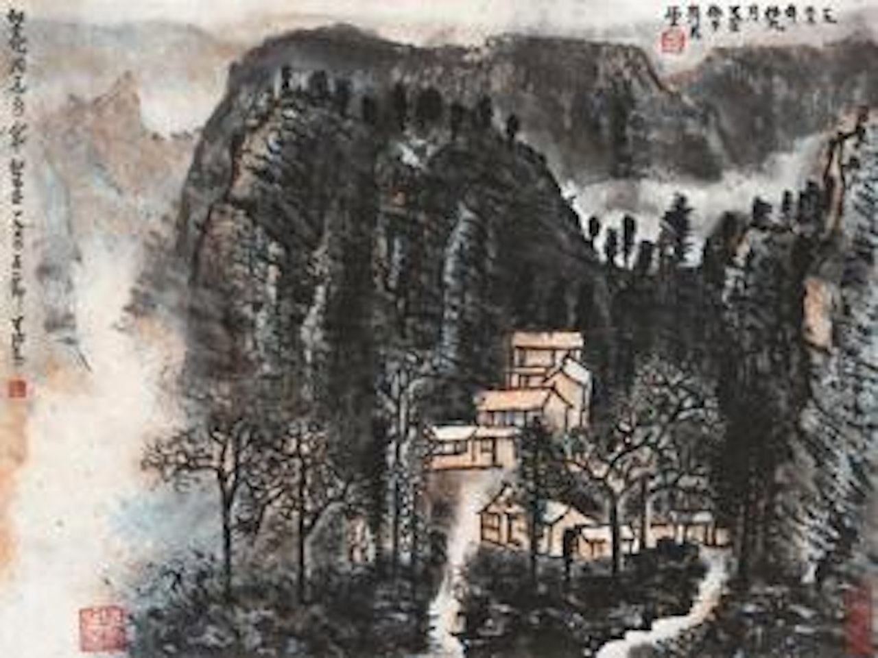 Landscape by Li Keran