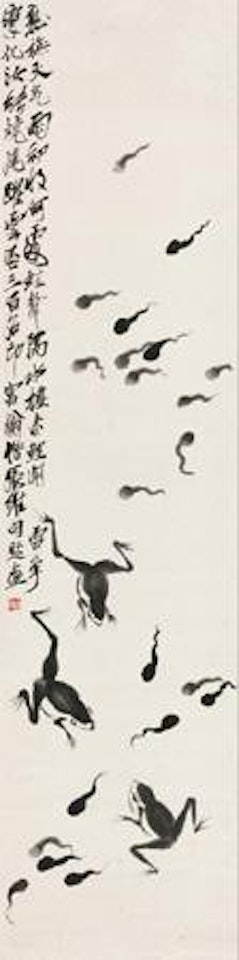 Frogs by Qi Baishi