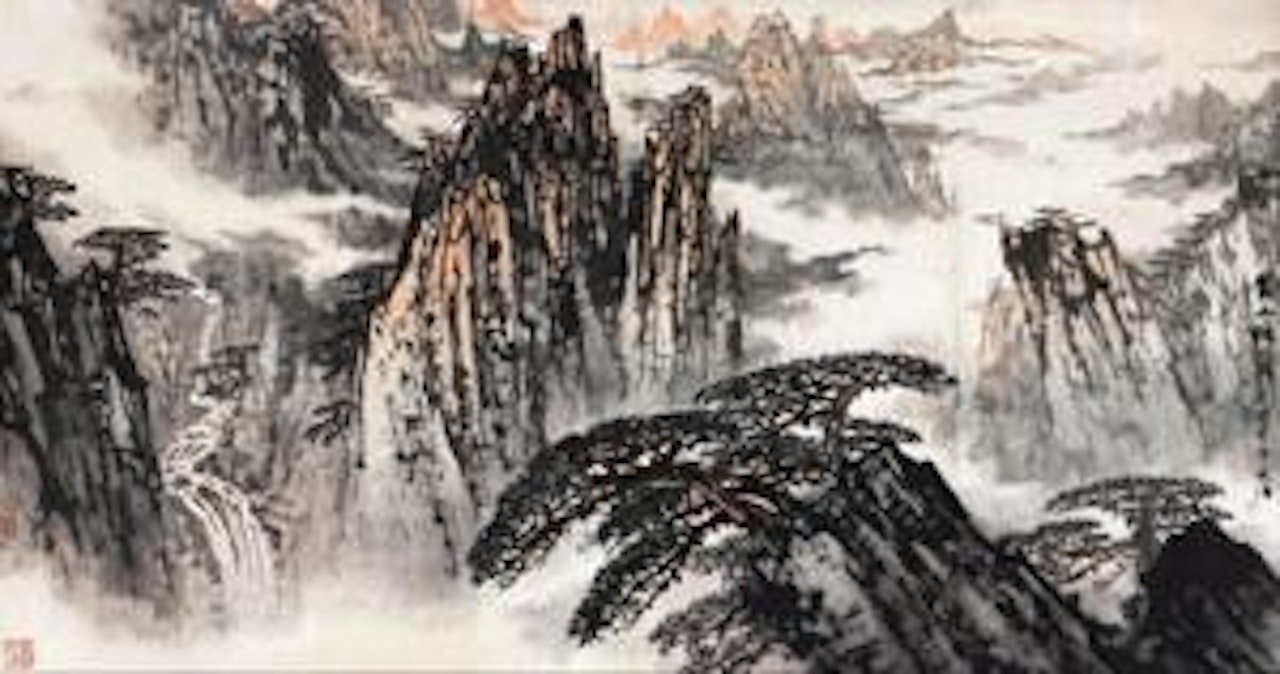 Landscape of Mount Huang by Song Wenzhi