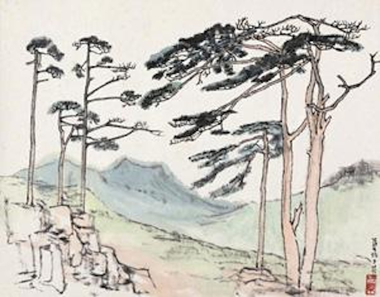 Mount Huang by Li Keran
