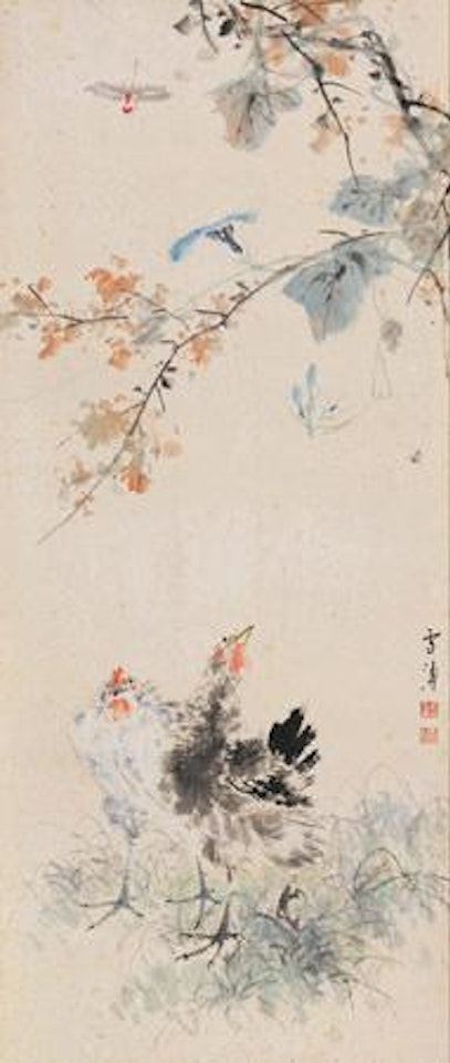 Roosters by Wang Xuetao