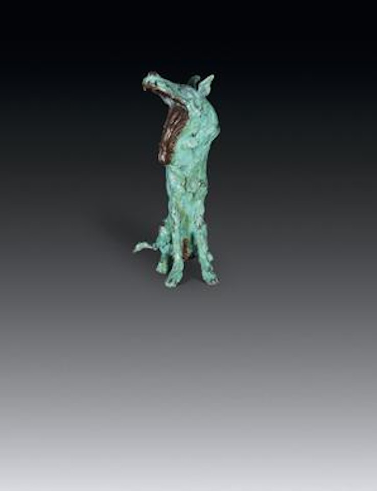 Green Dog by Zhou Chunya