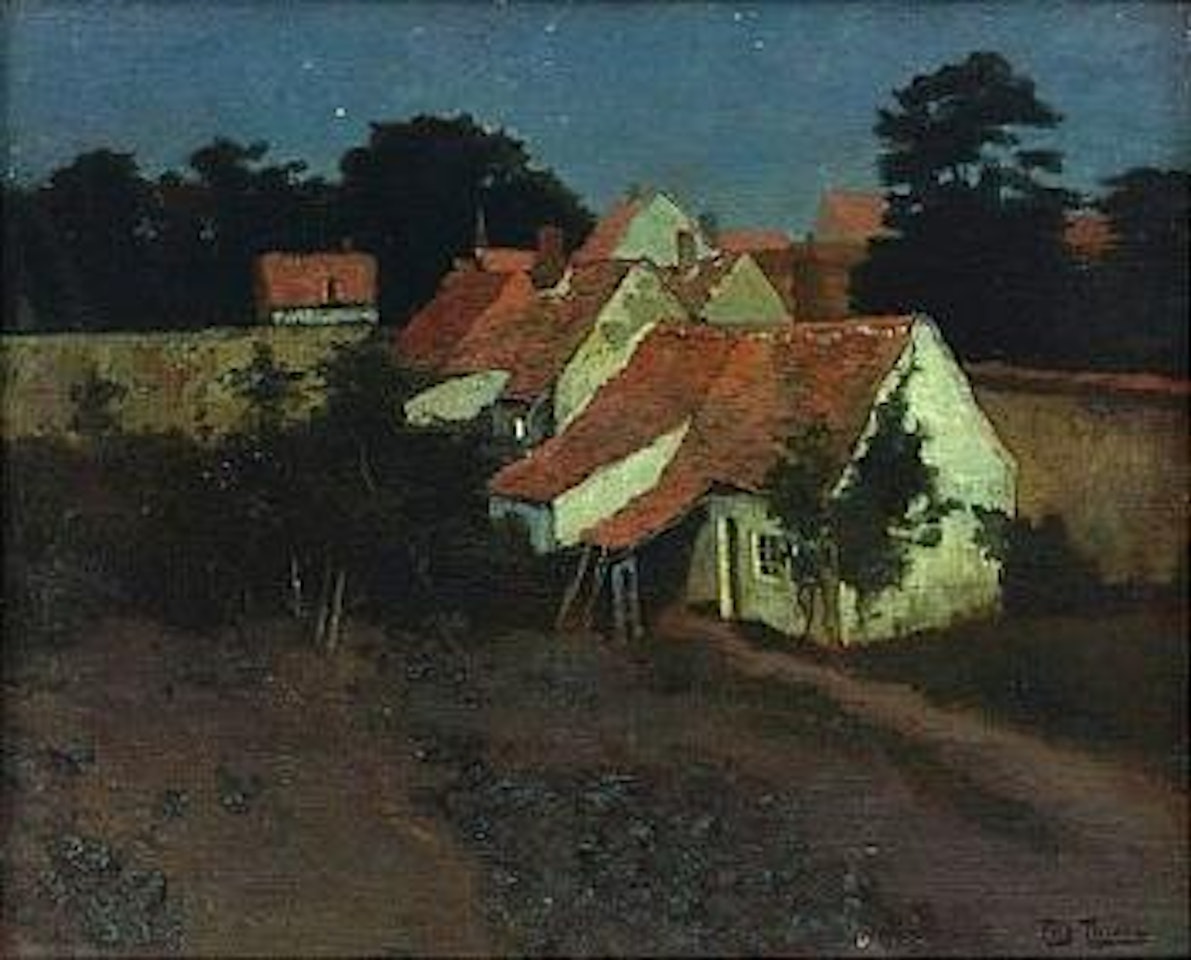 Clair de lune eller Måneskinn by Fritz Thaulow
