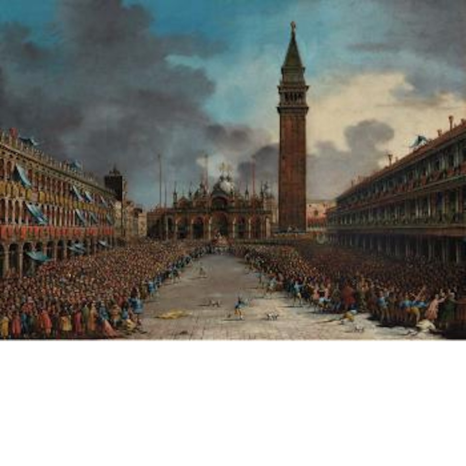 A Newly Elected Doge Presented to the people of Venice in the Piazza San Marco by Canaletto