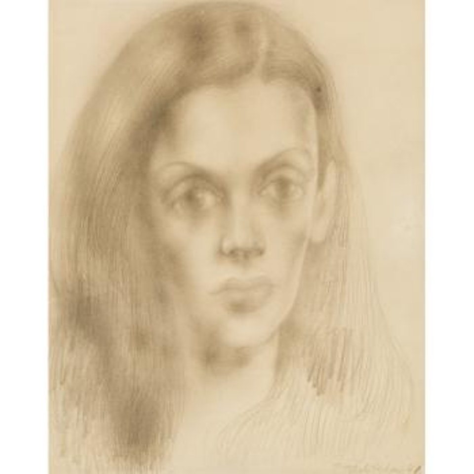 Portrait of Bachoo Dinshaw, Countess Woronzow by Pavel Tchelitchew