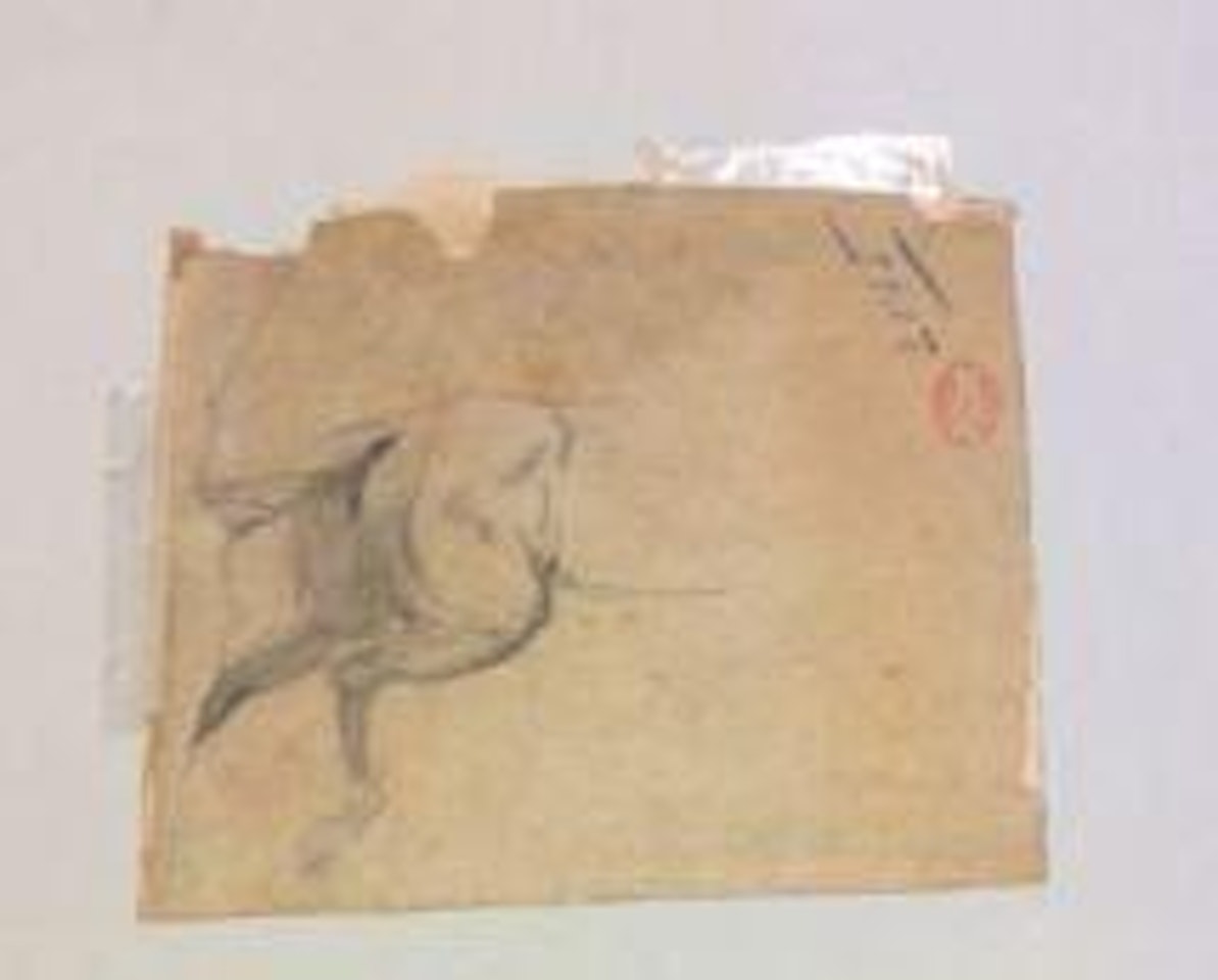 Etude de croupe de cheval by Edgar Degas