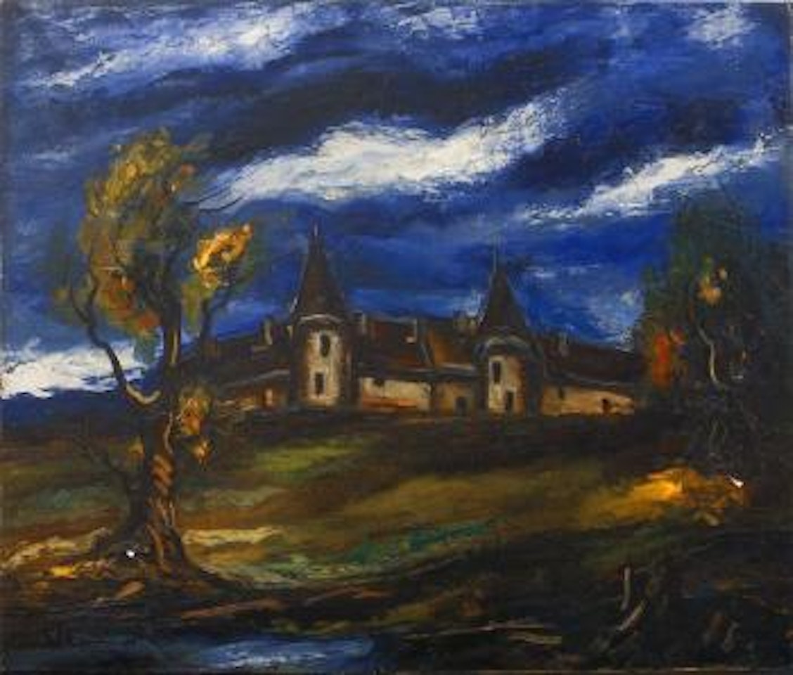 Château au crépuscule by Maurice de Vlaminck