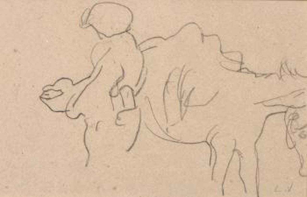 Le maréchal-ferrant by Louis Valtat
