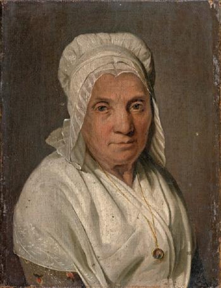 Portrait de femme en costume villageois by Louis-Leopold Boilly