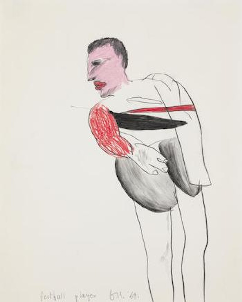 Football Player by David Hockney