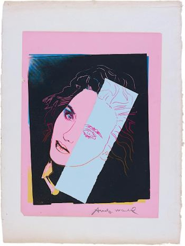 Isabelle Adjani by Andy Warhol