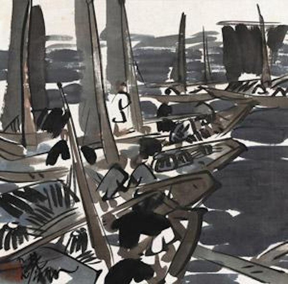 Fishing Port by Lin Fengmian