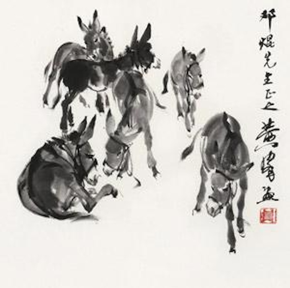 Donkeys by Huang Zhou