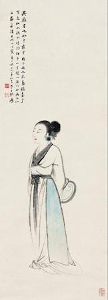 Lady by Zhang Daqian
