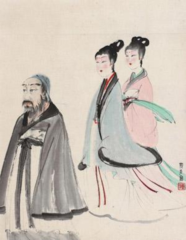 Figures by Fu Baoshi